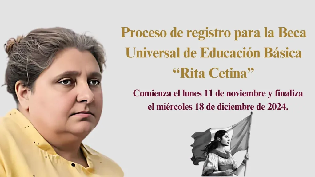 Proceso de Inscripción a la Beca Universal de Educación Básica “Rita Cetina”